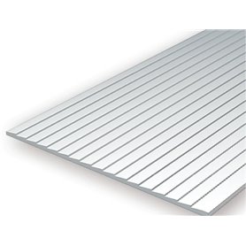 Evergreen 4041 1,00 mm Polystyrene Sheet Clapboard Siding 1,00 mm (15 x 30 cm)