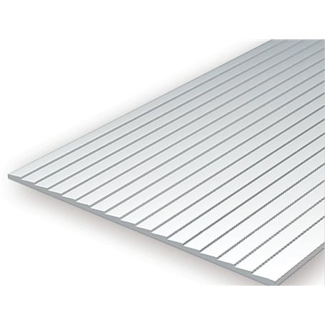 Evergreen 4041 1,00 mm Polystyrene Sheet Clapboard Siding 1,00 mm (15 x 30 cm)