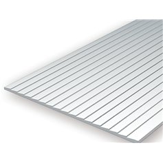 Evergreen Arkusz polistyrenowy 1.00mm POLYSTERENE SHEET CLAPBOARD SIDING 15cm x 30cm x 0.76mm - 1szt.