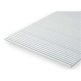 Evergreen 2067 0,50 mm Polystyrene Sheet Car Siding (15 x 30 cm)