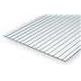 Evergreen 4524 1,00 mm Polystyrene Sheet Seam Roofing 12,70 mm (15 x 30 cm)