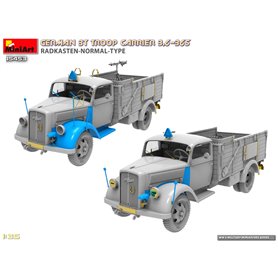 Mini Art 1:35 GERMAN 3T TROOP CARRIER 3,6-36S - RADKASTEN-NORMAL-TYPE