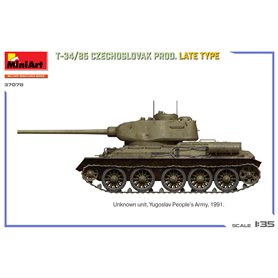 Mini Art 1:35 T-34/85 - CZECHOSLOVAK PRODUCTION - LATE TYPE