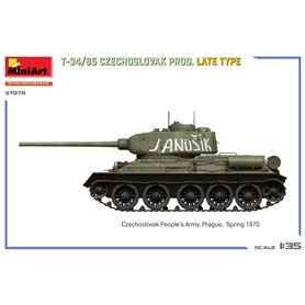 Mini Art 1:35 T-34/85 - CZECHOSLOVAK PRODUCTION - LATE TYPE