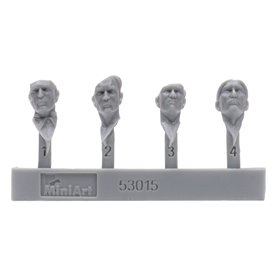 Mini Art 53015 Panzer Crew France 1944 Resin Heads