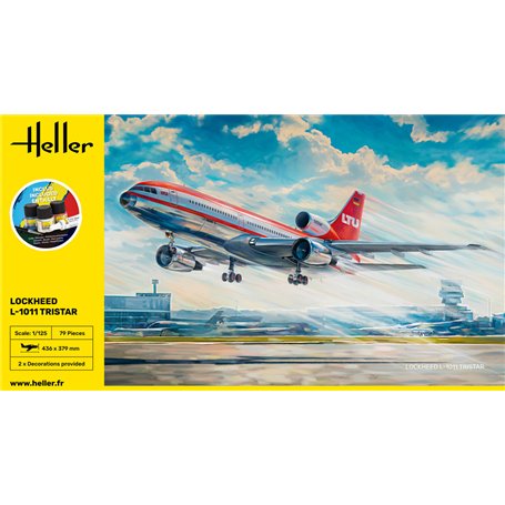 Heller 56451 Starter Kit - Lockheed L-1011 Tristar 1/125