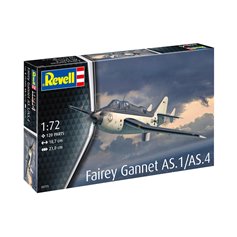 Revell 1:72 Fairey Gannet AS.1/AS.4 - MODEL SET - z farbami 