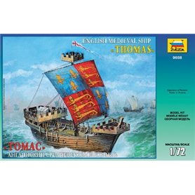 Zvezda 1:72 English Medieval Ship “Thomas”