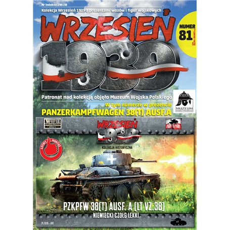 First To Fight PL081 - PzKpfw 38(t) Ausf. A (LT VZ .38) Niemiecki Czo?g Lekki