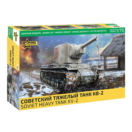 Zvezda 1:72 KV-2 - SOVIET HEAVY TANK
