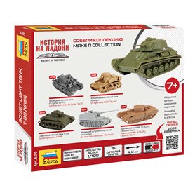 Zvezda 6295 Soviet Light Tank T-80 (WWII) 1/100