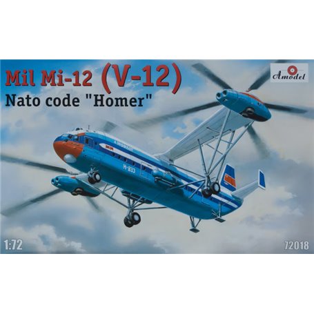 Amodel 72018 Helicopter Mil V-12