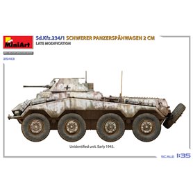 Mini Art 1:35 Sd.Kfz.234/1 Schwerer Panzerspahwagen (2cm) - LATE MODIFICATION