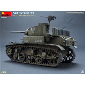 Mini Art 35425 M3 Stuart Light Tank Initial Production