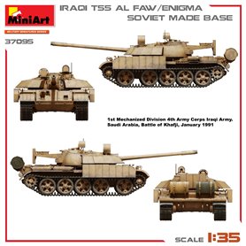 Mini Art 1:35 Iraqi T-55 Al Faw/Enigma - SOVIET MADE BASE
