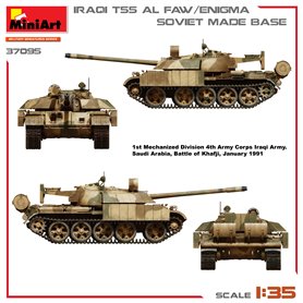 Mini Art 1:35 Iraqi T-55 Al Faw/Enigma - SOVIET MADE BASE