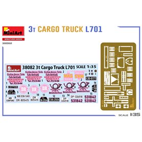 Mini Art 38082 3t Cargo Truck L701