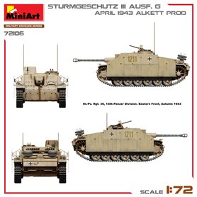 Mini Art 1:72 Sturmgeschutz StuG.III Ausf.G - APRIL 1943 ALKETT PRODUCTION