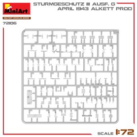 Mini Art 1:72 Sturmgeschutz StuG.III Ausf.G - APRIL 1943 ALKETT PRODUCTION