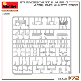 Mini Art 1:72 Sturmgeschutz StuG.III Ausf.G - APRIL 1943 ALKETT PRODUCTION