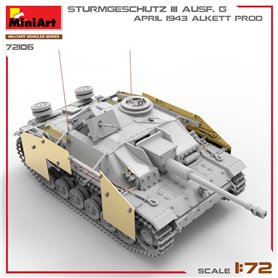 Mini Art 1:72 Sturmgeschutz StuG.III Ausf.G - APRIL 1943 ALKETT PRODUCTION