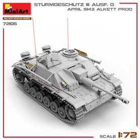 Mini Art 1:72 Sturmgeschutz StuG.III Ausf.G - APRIL 1943 ALKETT PRODUCTION