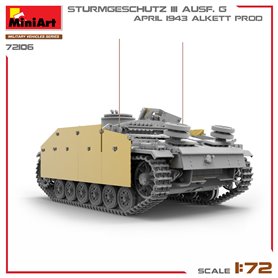 Mini Art 1:72 Sturmgeschutz StuG.III Ausf.G - APRIL 1943 ALKETT PRODUCTION