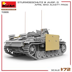 Mini Art 1:72 Sturmgeschutz StuG.III Ausf.G - APRIL 1943 ALKETT PRODUCTION