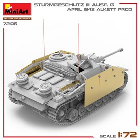 Mini Art 1:72 Sturmgeschutz StuG.III Ausf.G - APRIL 1943 ALKETT PRODUCTION