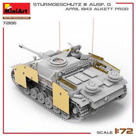 Mini Art 1:72 Sturmgeschutz StuG.III Ausf.G - APRIL 1943 ALKETT PRODUCTION
