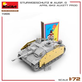 Mini Art 1:72 Sturmgeschutz StuG.III Ausf.G - APRIL 1943 ALKETT PRODUCTION