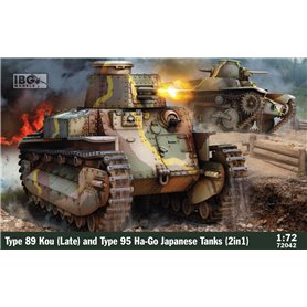 IBG 72042 Type 98 Kou (Late) and Type 95 Ha-Go Japanese Tanks (2 in 1)