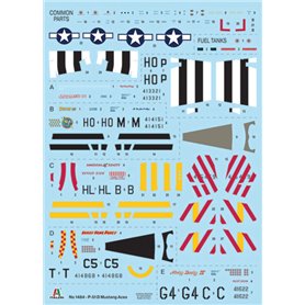 Italeri 1:72 P-51D Mustang Aces