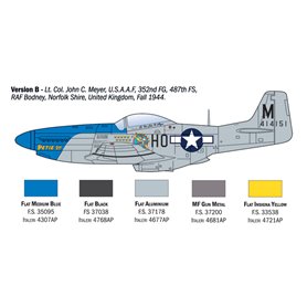 Italeri 1:72 P-51D Mustang Aces