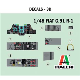 Italeri 1:48 G.91 R1/R3 "Gina"