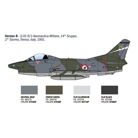 Italeri 1:48 G.91 R1/R3 "Gina"