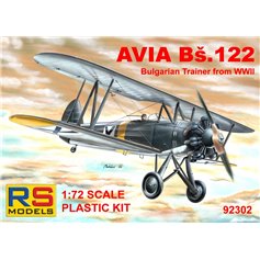 RS Models 1:72 Avia Bs.122 - BULGARIAN TRAINER FROM WWII 
