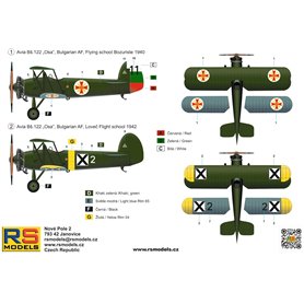 RS Models 92302 Avia Bs.122 Bulgarian Trainer from WWII