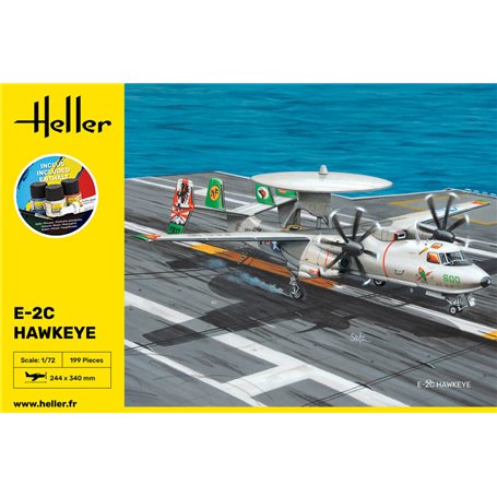 HELLER 1:72 Starter Set - E-2C Hawkeye 
