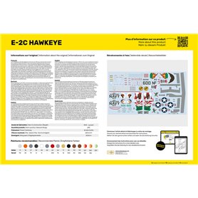 HELLER 1:72 Starter Set - E-2C Hawkeye 