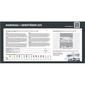 Heller 85009 Marceau + Zerstorer Z31 Twin Set