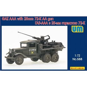 UM 588 GAZ AAA with 25 mm 72-K AA Gun
