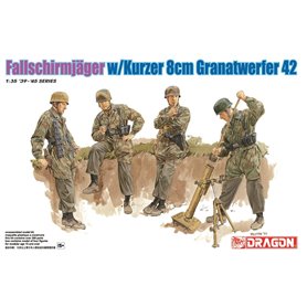 Dragon 1:35 Fallschirmjager + Kurzer 8cm Granatwerfer 42