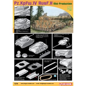 Dragon ARMOR PRO 1/72 Pz.Kpfw.IV Ausf.H - MID PRODUCTION
