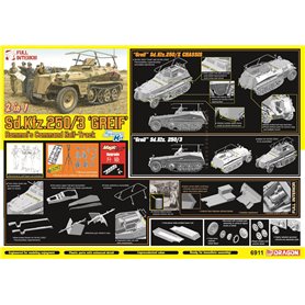 Dragon 6911 1/35 Sd.Kfz.250/3 "Grief" ( 2 in 1)