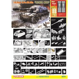 Dragon 6979 10,5 cm K.Pz.Sfl. IVa "Dicker Max"