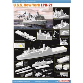 Dragon Cyber Hobby 7110 1:700 USS New York LPD-21