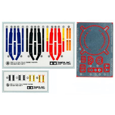 Tamiya 12638 1/20 Seat Belt Set F