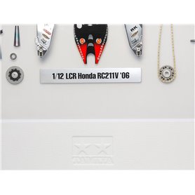 Tamiya 1:12 Honda RC211V '06 - PARTS PANEL SOLID VERSION WHITE