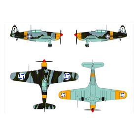 Dora Wings 1:48 Morane-Saulnier MS.406.C1 - FINNISH ACES